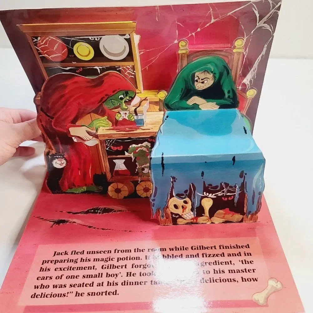 Vintage 90s 1997 Halloween Fiendiesh Friends Scary Pop Up Book